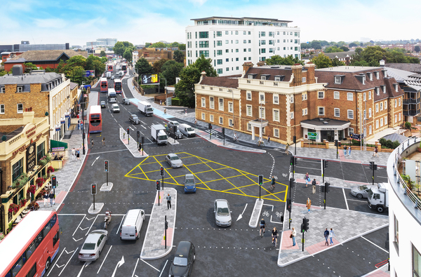 The photo for CS9: Kew Bridge, Kew Bridge Rd and Duke Road.