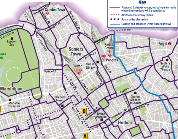 The photo for Consultation on Central London Cycling GRID.